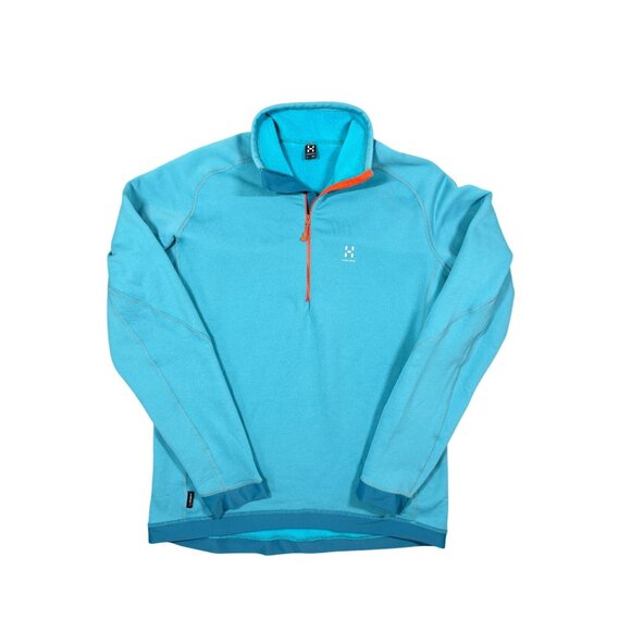 Haglofs Men's Bungy Astro Pullover Quarter Zip Fleece Layer Size XL - Picture 1 of 7